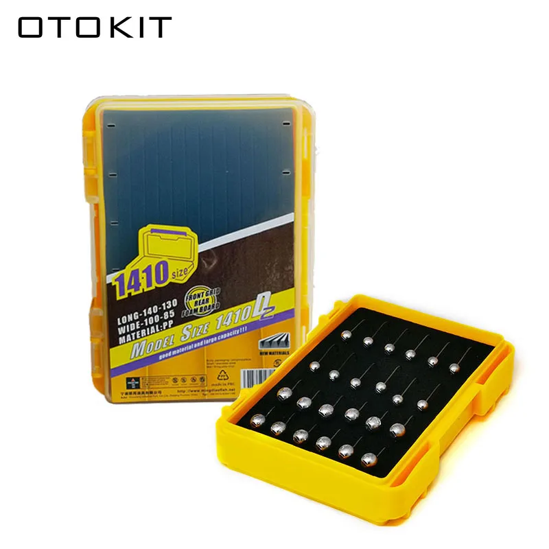 New Double Side Fishing Tackle Boxes Fishing Lure Jig Head Box Organizer Fishing Bait Tackle Storage Case For Blades Spinner