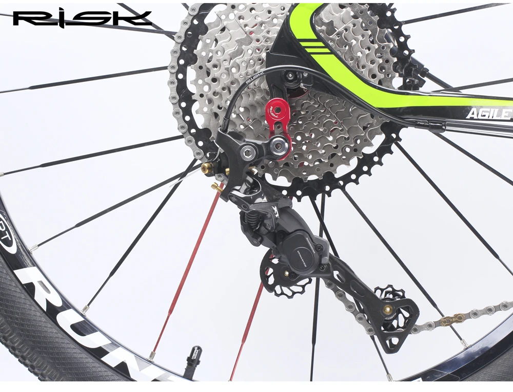 RISK Bicycle Rear Derailleur Hanger Extension Road MTB Mountain Bike Cycling Frame Gear Tail Hook Extender Convertor Adapter