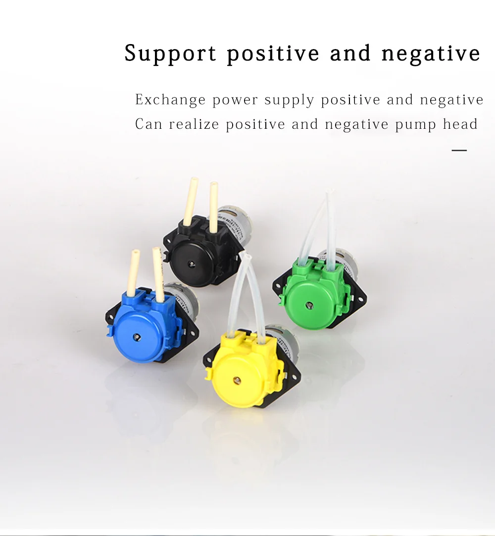 DC 12V/24V Dosing Pump Peristaltic Pumps Dosing Head With Connector For Arduino Aquarium Lab Analytic Diy Liquids Motor Tools
