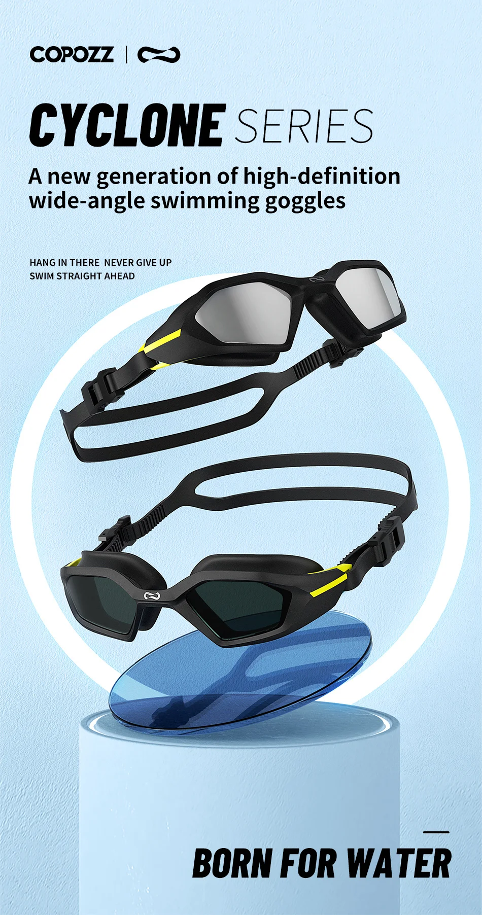Professional Swimming Goggles VISTEX Imported Anti-Fog Waterproof UV Protection Silica Gel Diving Glasses Competition Spectacles