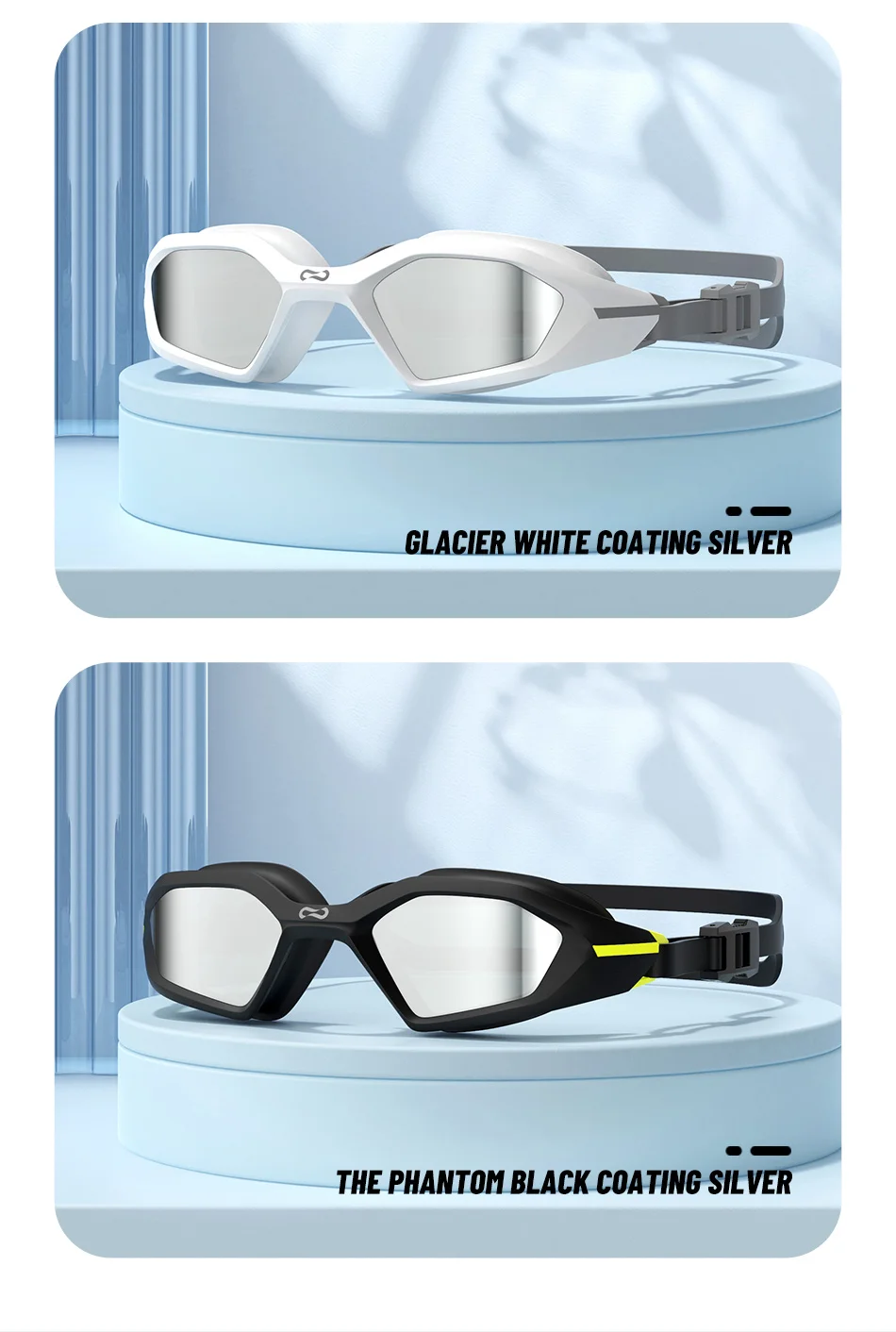 Professional Swimming Goggles VISTEX Imported Anti-Fog Waterproof UV Protection Silica Gel Diving Glasses Competition Spectacles