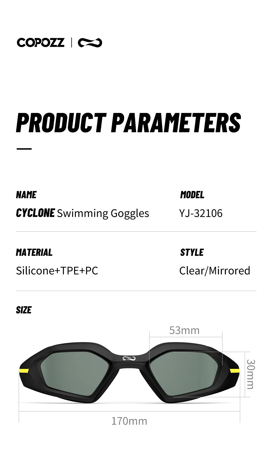 Professional Swimming Goggles VISTEX Imported Anti-Fog Waterproof UV Protection Silica Gel Diving Glasses Competition Spectacles