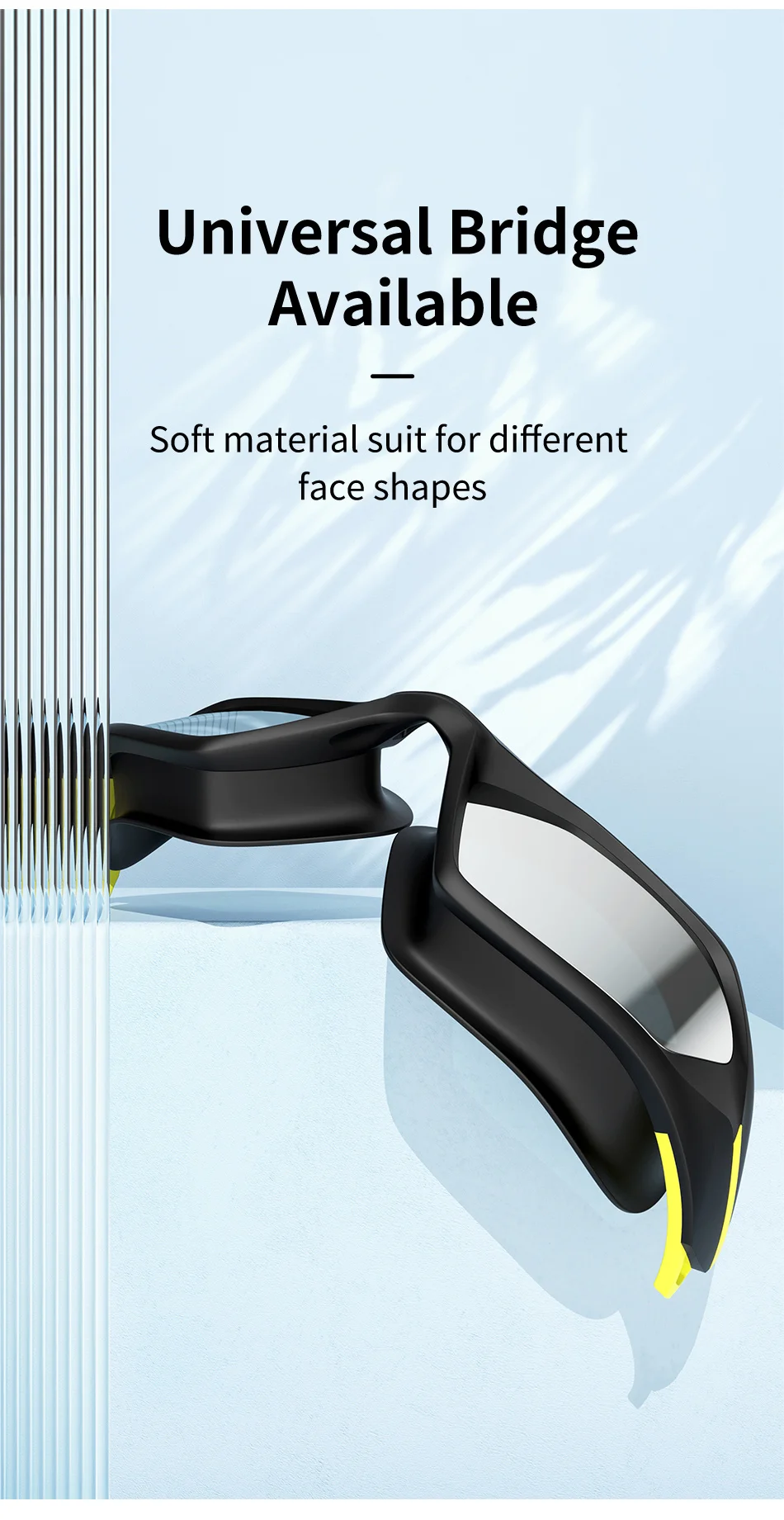 Professional Swimming Goggles VISTEX Imported Anti-Fog Waterproof UV Protection Silica Gel Diving Glasses Competition Spectacles
