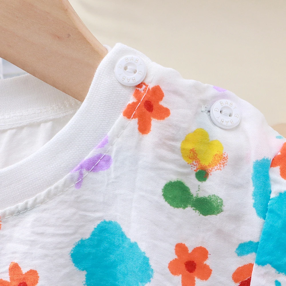 Summer Children Clothes Pajama Set Soft Solid Color Comfortable Clothing Kids Girls Boys Pajamas Sleepwear