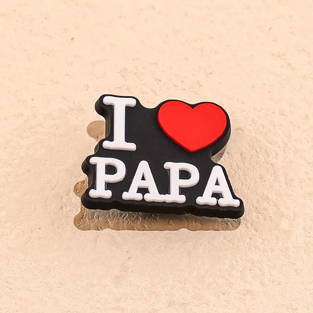 1/50pcs Shoe Charms for Family Mom Baby Dad Shoe Decorations Pins for Women Men Kids Ornament Favor Gift Shoe Accessories Buckle