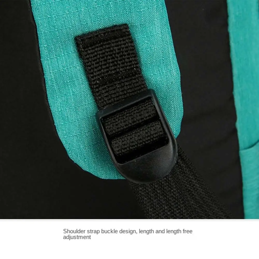 Women Men Casual Waterproof Small Backpack Large Capacity Schoolbag School Bags Solid Color Travel Bag Book Bags Teenagers