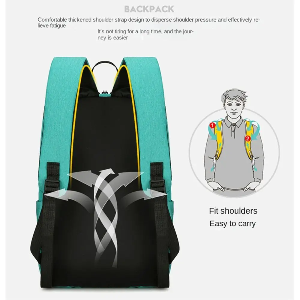 Women Men Casual Waterproof Small Backpack Large Capacity Schoolbag School Bags Solid Color Travel Bag Book Bags Teenagers