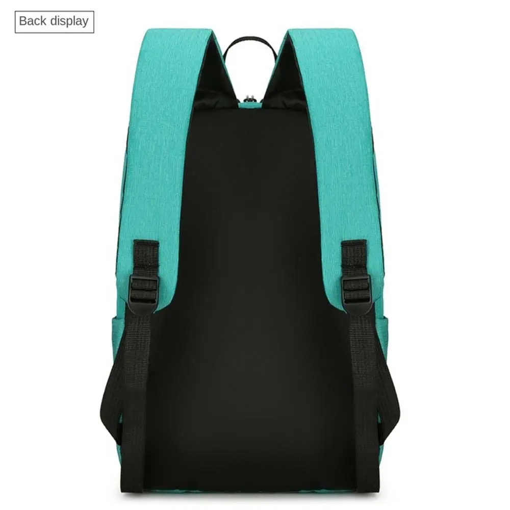 Women Men Casual Waterproof Small Backpack Large Capacity Schoolbag School Bags Solid Color Travel Bag Book Bags Teenagers