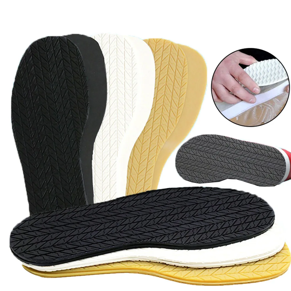Full Sole Protector Wear-resistant Non-slip Sole Stickers Pads Sneaker Repair Worker Rubber Shoe Outsole Shoes Sticker DIY Soles