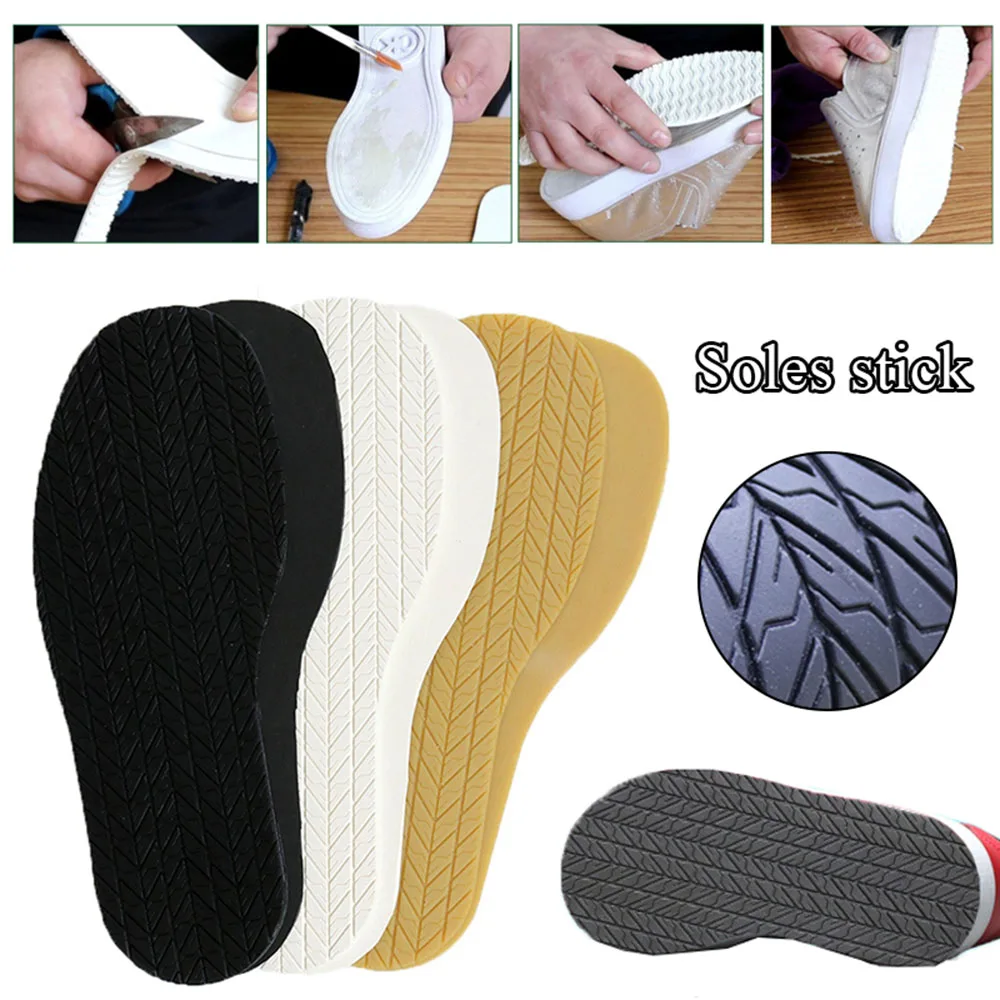 Full Sole Protector Wear-resistant Non-slip Sole Stickers Pads Sneaker Repair Worker Rubber Shoe Outsole Shoes Sticker DIY Soles