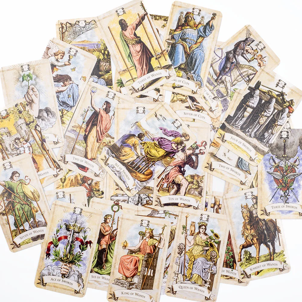 The Real Life Tarot Deck 78 PCS 10.3*6CM English Version Oracles Deck for Girls Hot Selling Family Gatherings Board Games