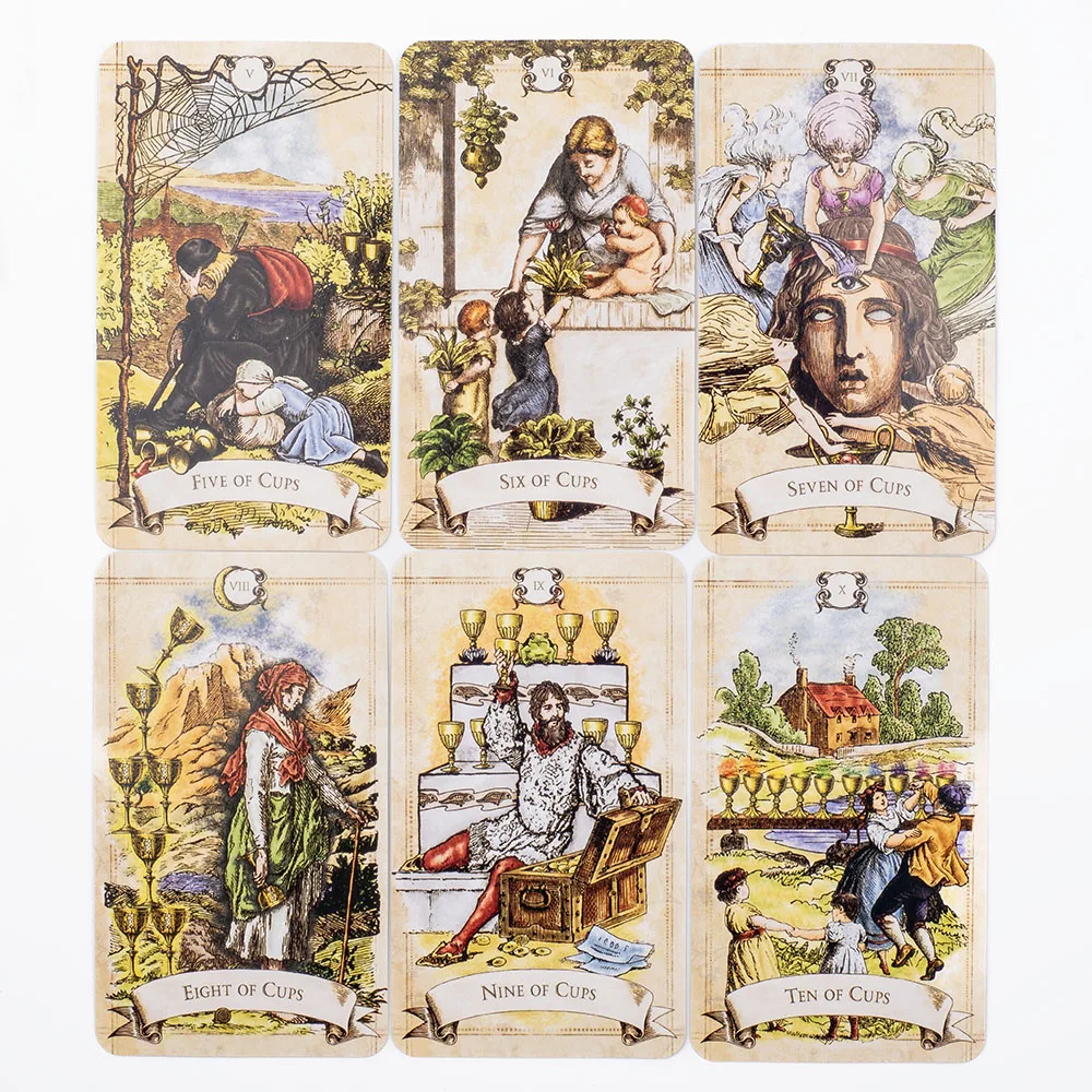 The Real Life Tarot Deck 78 PCS 10.3*6CM English Version Oracles Deck for Girls Hot Selling Family Gatherings Board Games