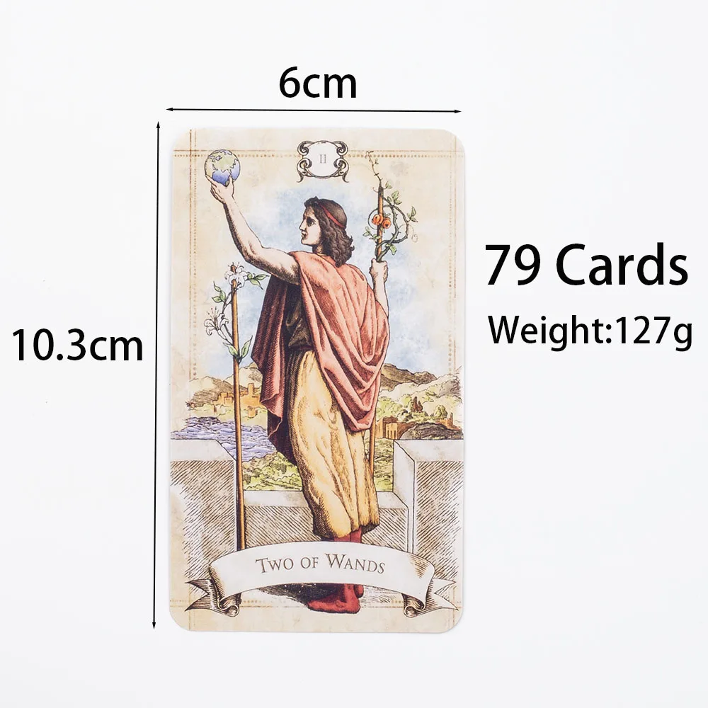 The Real Life Tarot Deck 78 PCS 10.3*6CM English Version Oracles Deck for Girls Hot Selling Family Gatherings Board Games