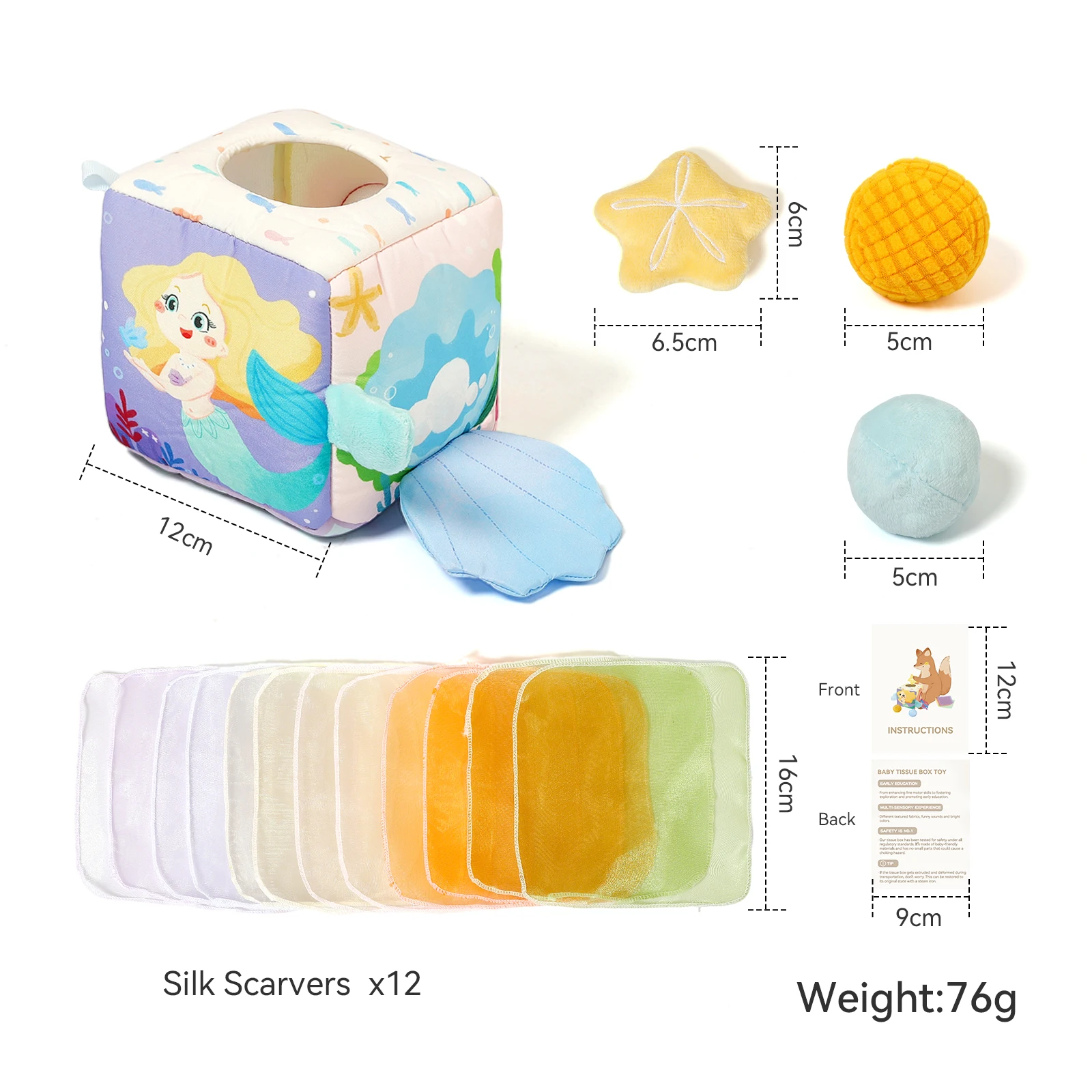 Montessori Toys Magic Cotton Animal Tissue Box Kids Finger Exercise Busy Board Toys Baby Educational Activity Sensory Game Gifts