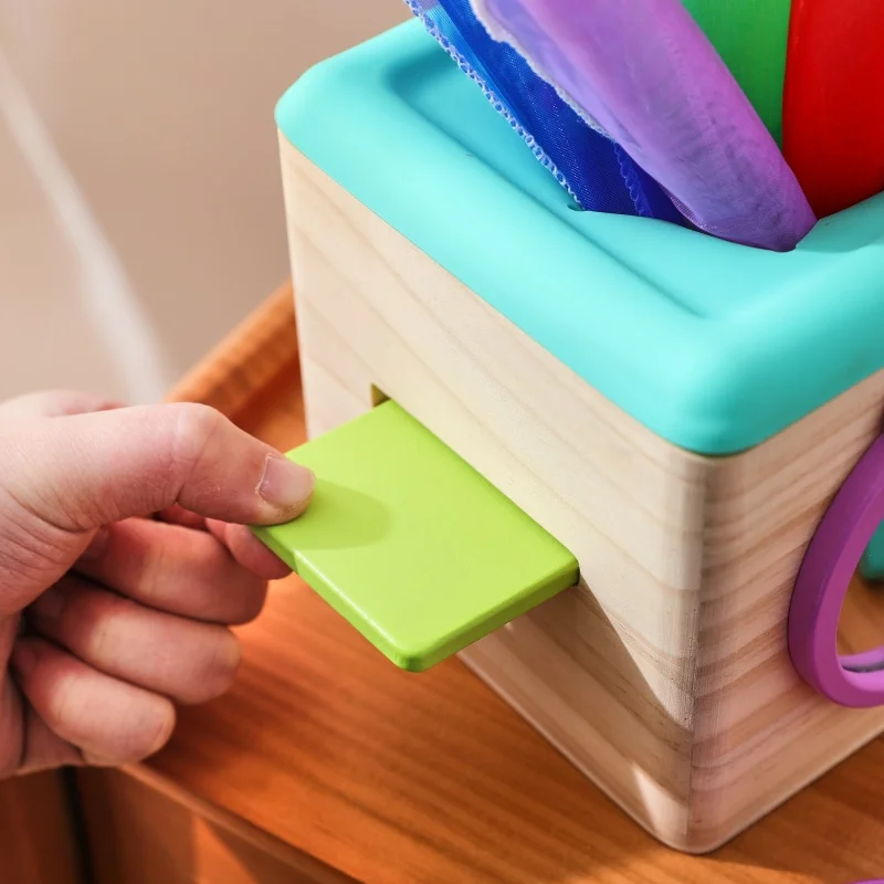 Montessori Toys Magic Cotton Animal Tissue Box Kids Finger Exercise Busy Board Toys Baby Educational Activity Sensory Game Gifts