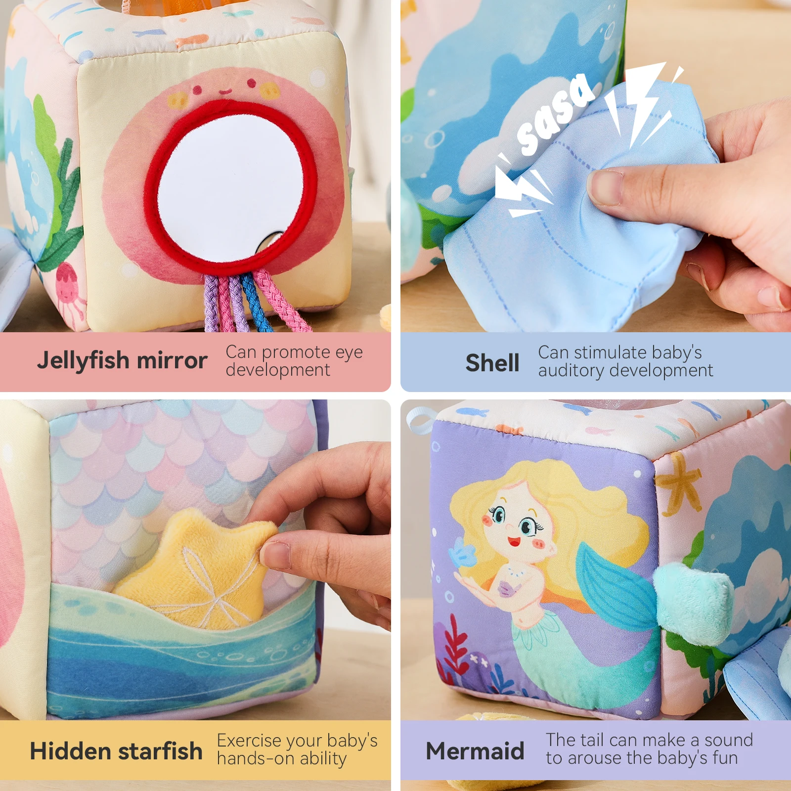 Montessori Toys Magic Cotton Animal Tissue Box Kids Finger Exercise Busy Board Toys Baby Educational Activity Sensory Game Gifts