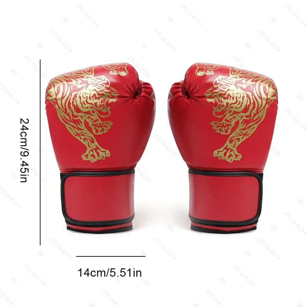 1Pair Boxing Gloves Breathable Kickboxing Gloves Comfortable Professional Boxing Gloves Punching Training Gloves for all