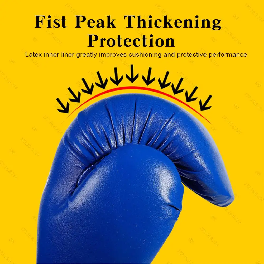 1Pair Boxing Gloves Breathable Kickboxing Gloves Comfortable Professional Boxing Gloves Punching Training Gloves for all