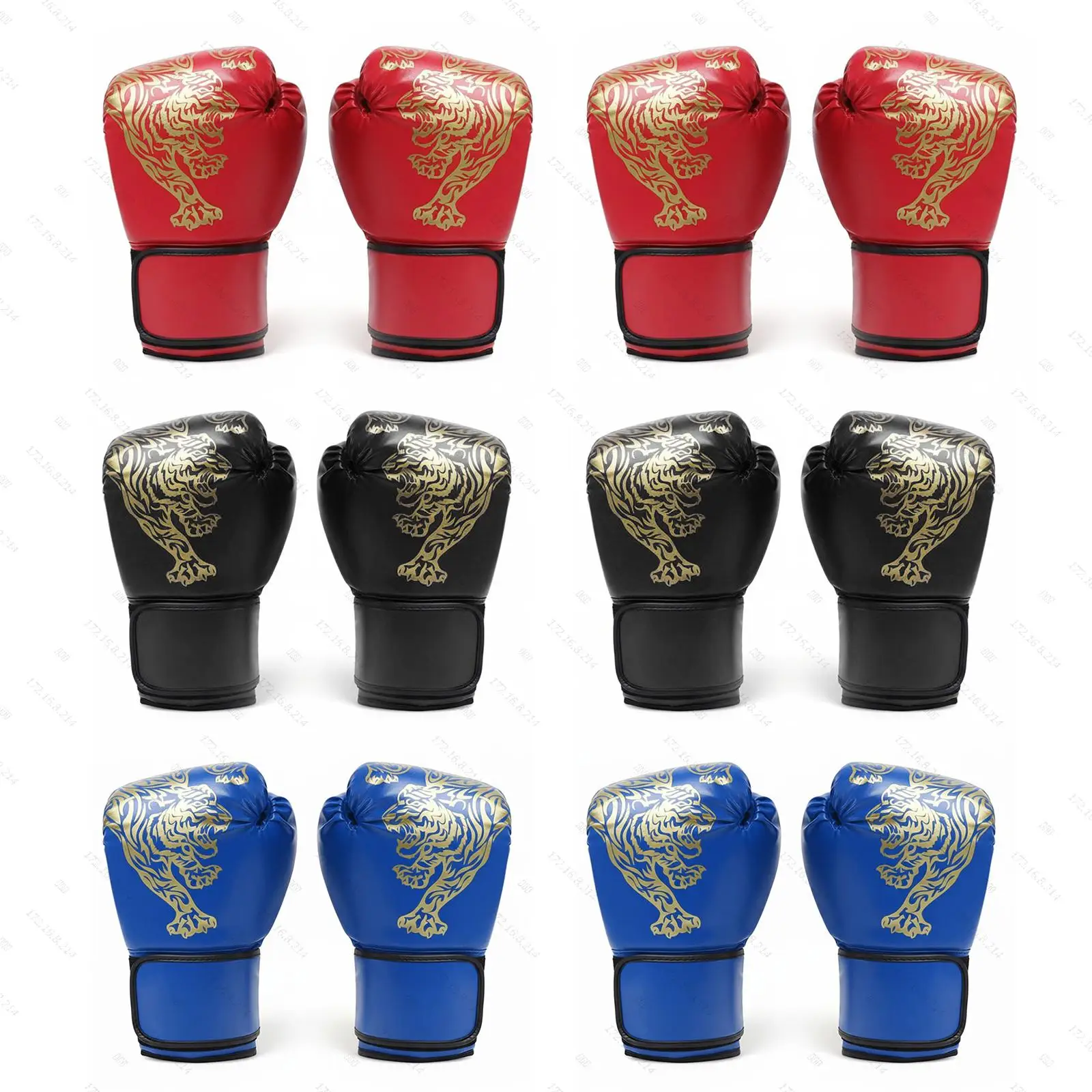 1Pair Boxing Gloves Breathable Kickboxing Gloves Comfortable Professional Boxing Gloves Punching Training Gloves for all