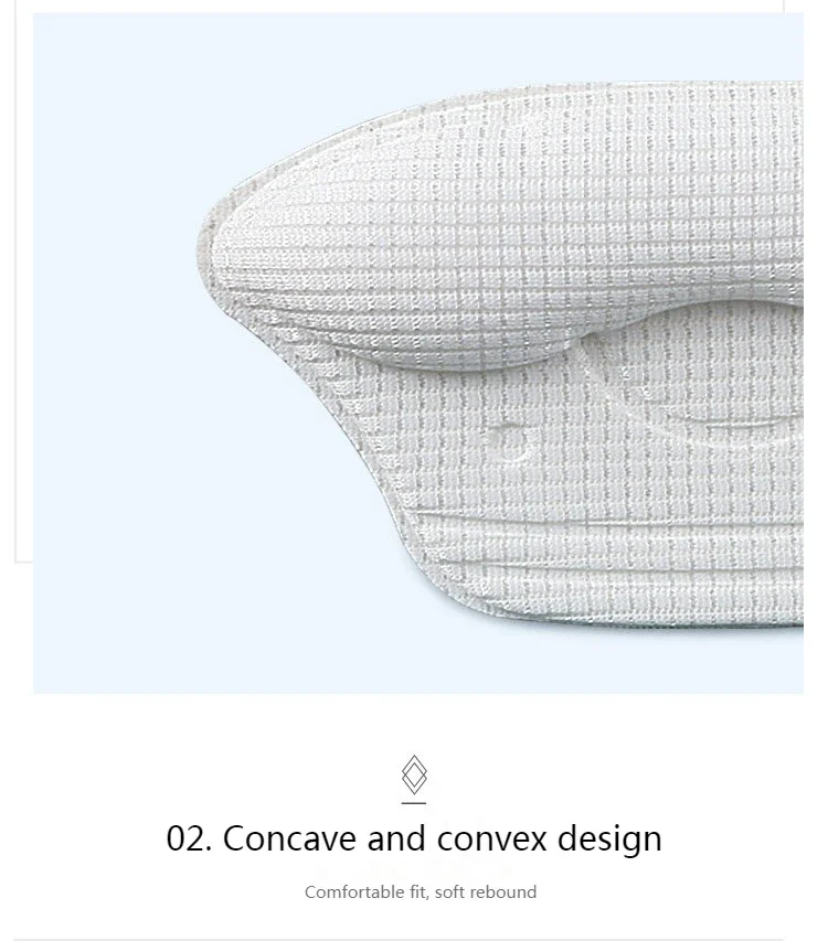 Women Inserts for Heels Stickers Heel Protector Pad High Heel Pads for Shoes Shoe Too Big Adjust Size Heel Liner Accessories 2pc