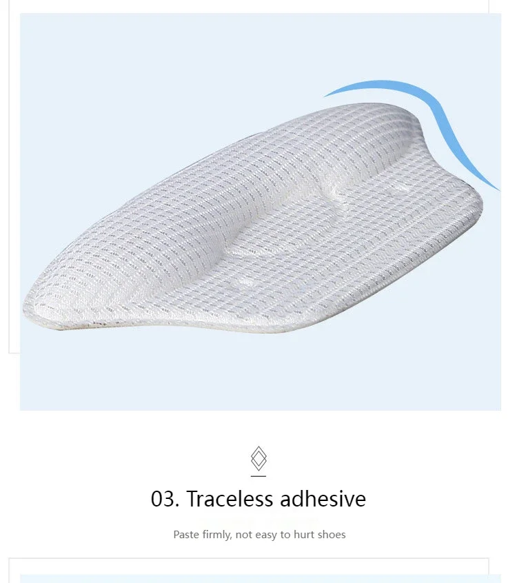 Women Inserts for Heels Stickers Heel Protector Pad High Heel Pads for Shoes Shoe Too Big Adjust Size Heel Liner Accessories 2pc
