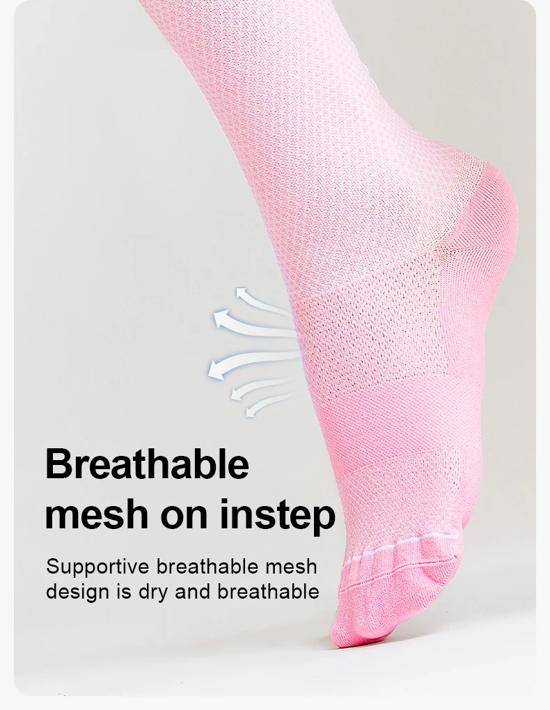 INBIKE Women Compression Running Socks Moisture Wicking Work Hiking Basketball Sport Socks Support for Athletic Cycle for Women