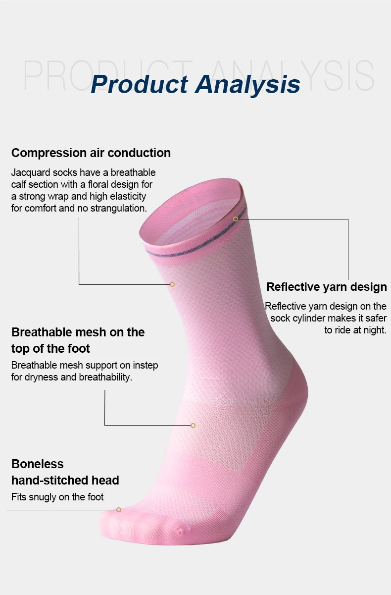 INBIKE Women Compression Running Socks Moisture Wicking Work Hiking Basketball Sport Socks Support for Athletic Cycle for Women