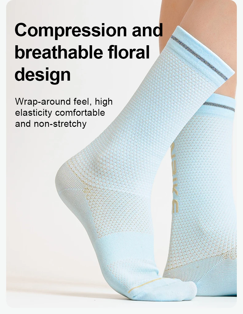 INBIKE Women Compression Running Socks Moisture Wicking Work Hiking Basketball Sport Socks Support for Athletic Cycle for Women