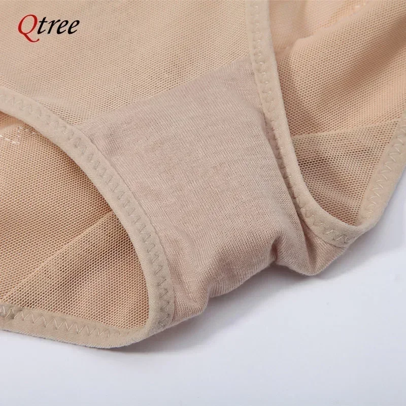 Qtree Plus Size Shapewear for Women Tummy Control Butt Lifting Panties Waist Trainer Body Shaper Panty Seamless Belly Underwear