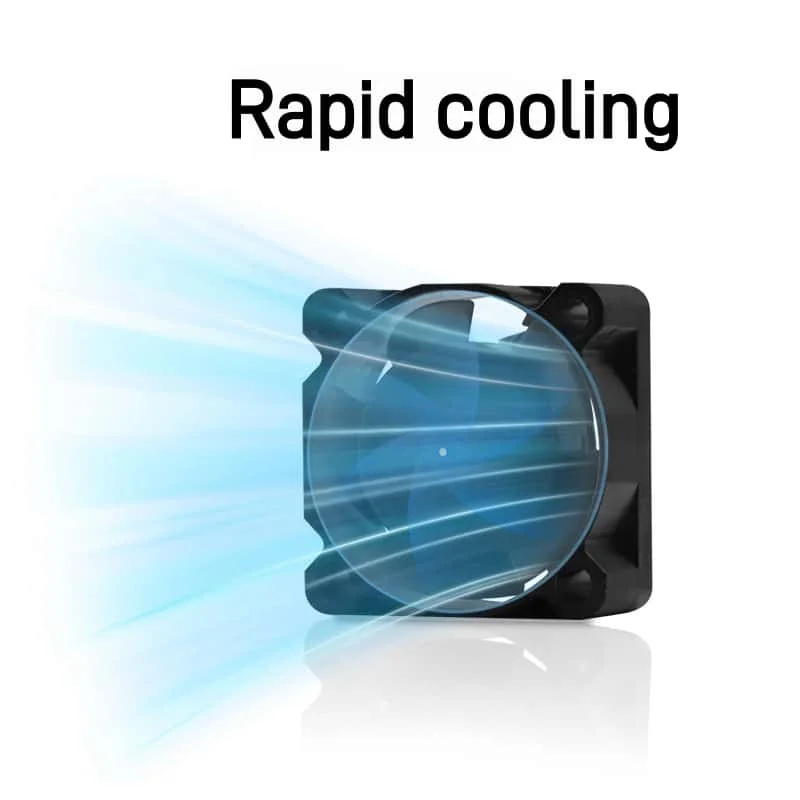 2510 Fan for Bambu Lab X1/P1 Hotend Cooling Fan with Cable Rapid Cooling Fan for Bambu X1C P1S P1P 3D Printer Accessories