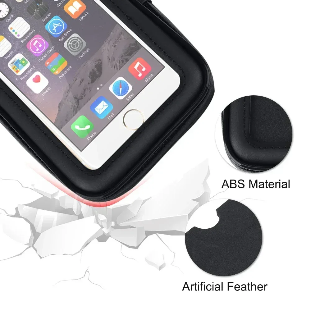 Waterproof Bicycle Phone Holder Motorcycle Bike Handlebar Phone Case Bag for iPhone 15 Pro Max 14 Samsung Bike Phone Stand Mount
