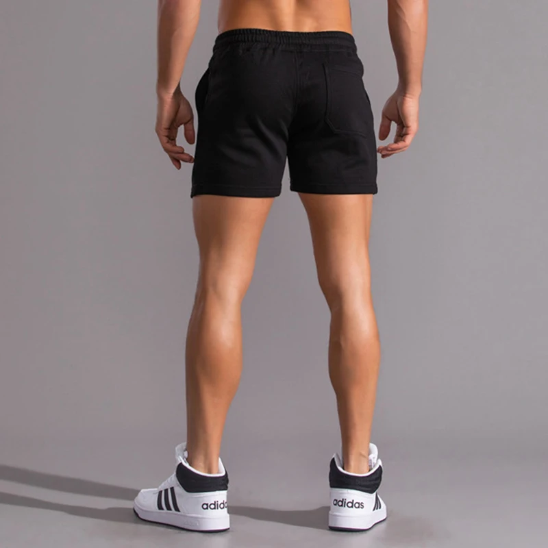 Cotton Running Shorts For Men Gym Fitness Home Casual Sport Underwear Yoga Workout Training Loose Boxers Super Short Pants Sweat