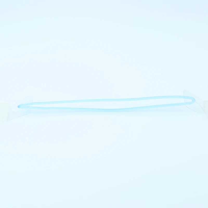 100PCS Eco-friendly Luggage Tag Plastic Loop PVC Worm Straps Comply with US Standards 15 Colors