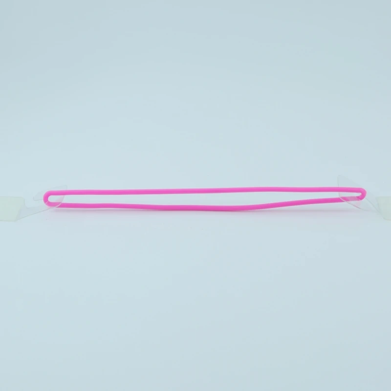 100PCS Eco-friendly Luggage Tag Plastic Loop PVC Worm Straps Comply with US Standards 15 Colors