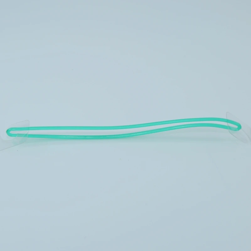 100PCS Eco-friendly Luggage Tag Plastic Loop PVC Worm Straps Comply with US Standards 15 Colors
