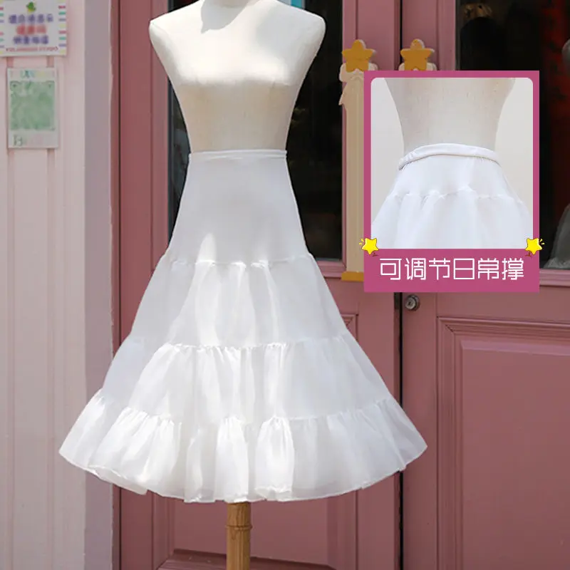 New Arrival Petticoats Wedding Bridal Crinoline Lady Girls Underskirt for Party White Black Ballet Dance Skirt Tutu Bridal Skirt