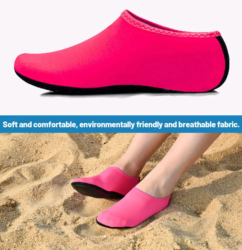 Summer Outdoor Beach Shoes and Socks for Women Swimming Non slip Soft Bottom Quick drying Creeper Socks