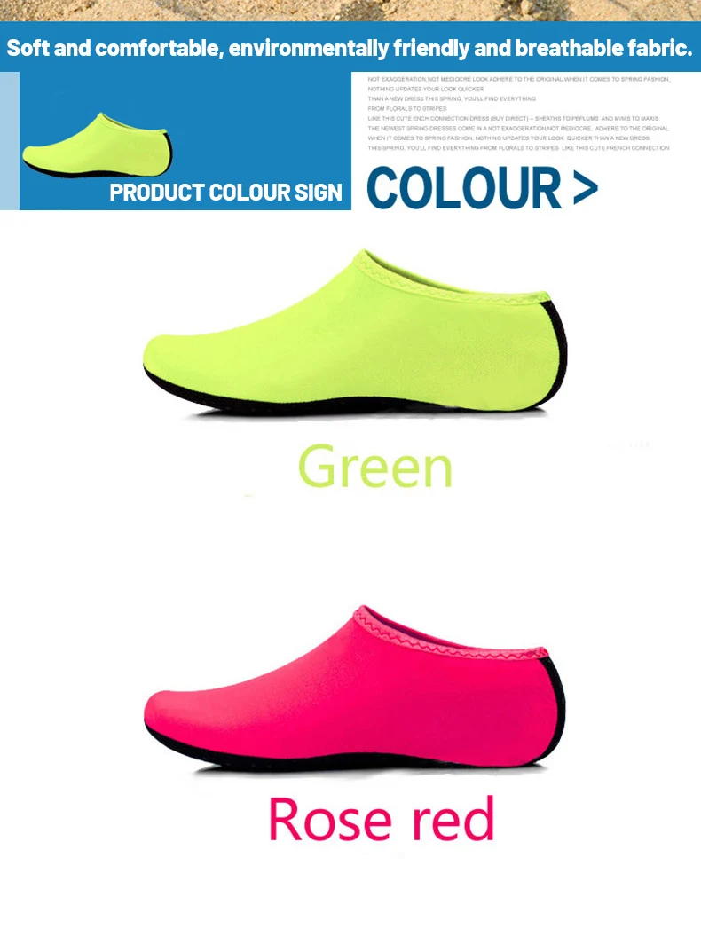 Summer Outdoor Beach Shoes and Socks for Women Swimming Non slip Soft Bottom Quick drying Creeper Socks