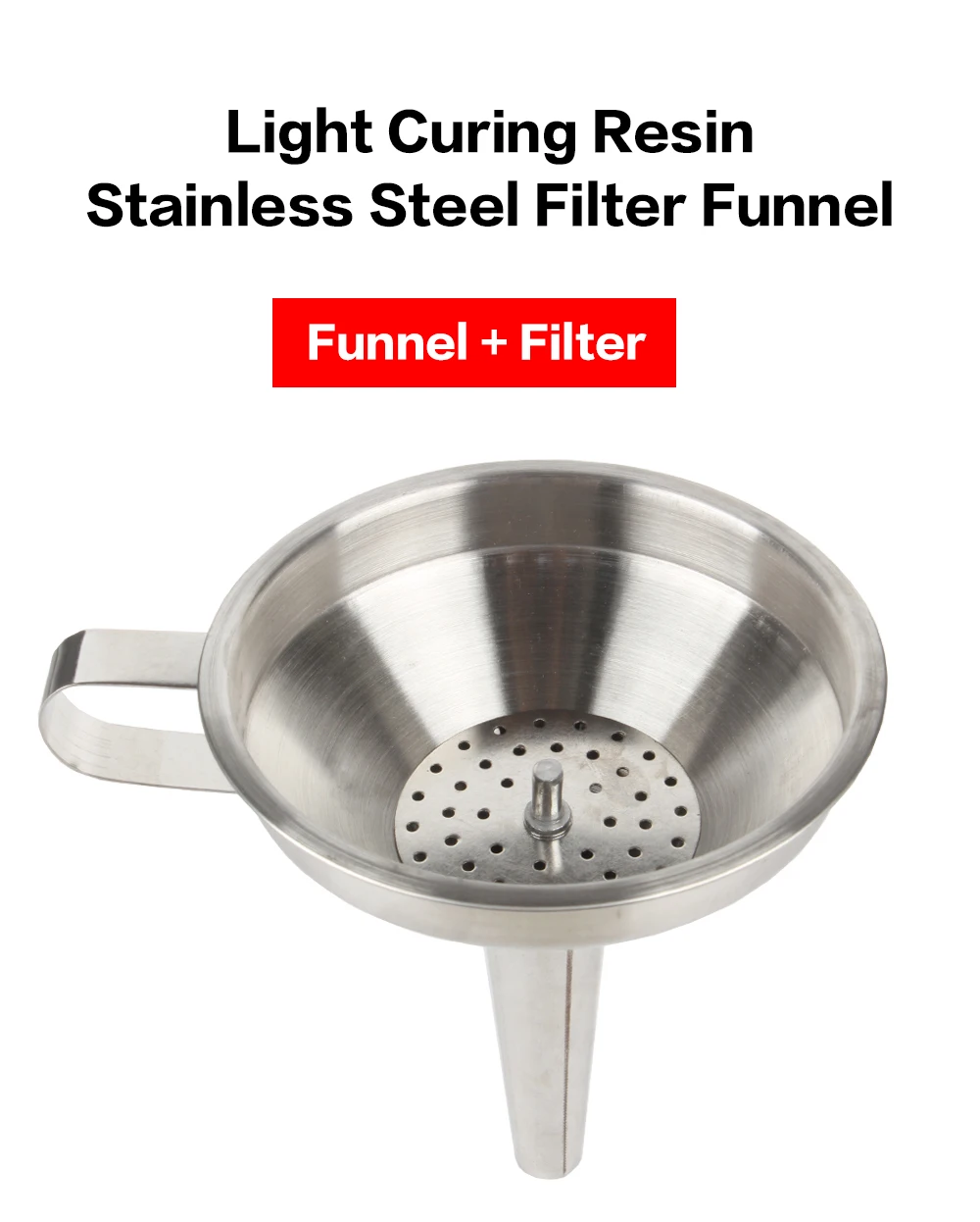 3DSWAY Stainless Steel 3D Printer Resin Filter Funnel UV Resin Filter Cup For Elegoo Phrozen Anycubic SLA/DLP/LCD