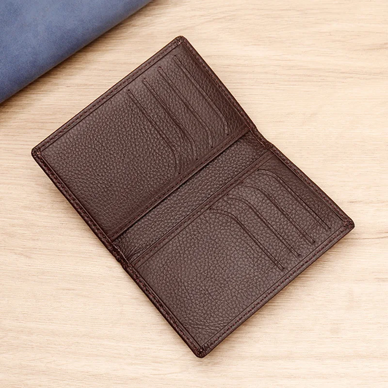 Rfid Multiple Leather Mens Credit Card Holder Wallet Slim Documents Mens Rfid Blocking Credit Card Clip Creditcard