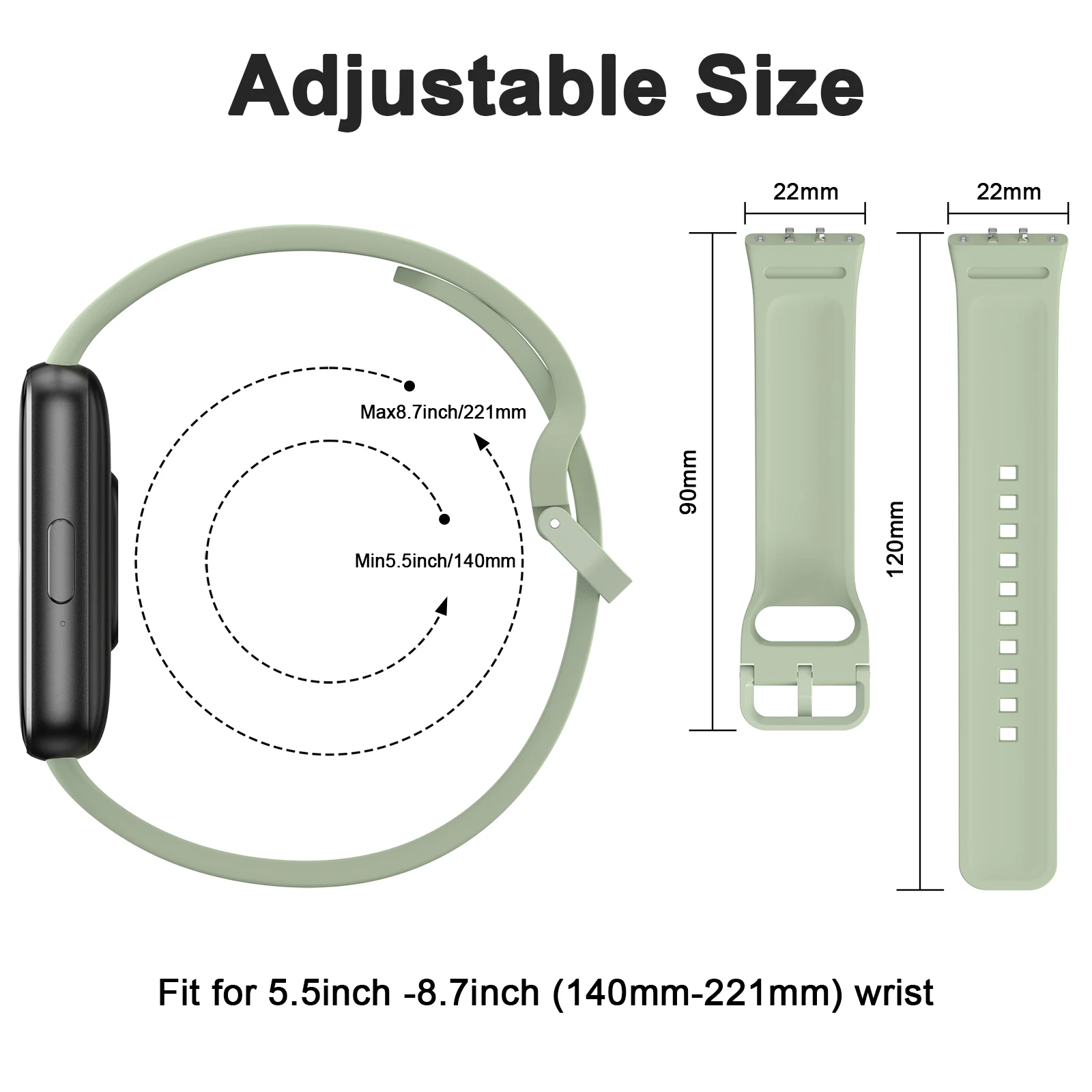 Soft Silicone Strap For Samsung Galaxy Fit 3 Watch Bracelet Replacement Sport Watchband For Samsung Galaxy Fit3 Band Accessories
