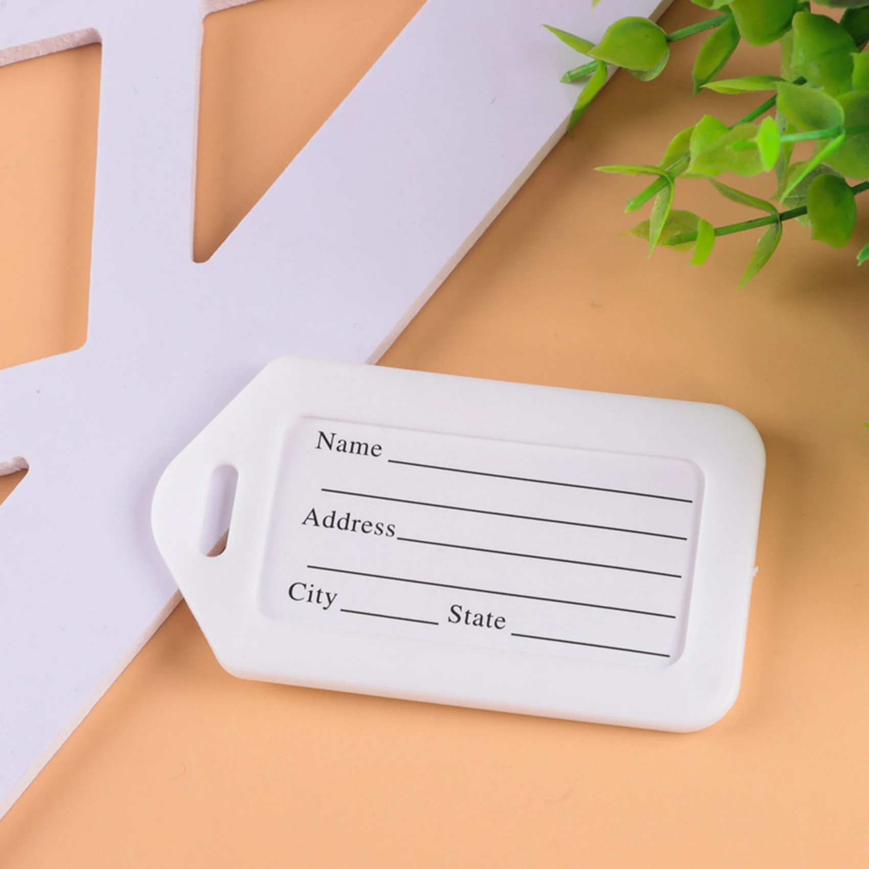 1-10PCS Luggage Tag Boarding Shipping Plastic Baggage Tags Travel Accessory Women Men Suitcase ID Address Name Holder Bag Label