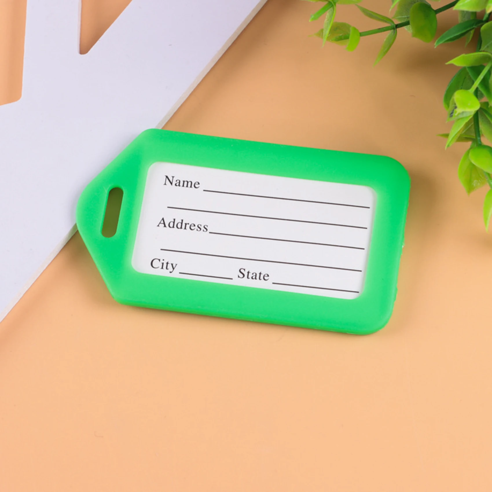1-10PCS Luggage Tag Boarding Shipping Plastic Baggage Tags Travel Accessory Women Men Suitcase ID Address Name Holder Bag Label
