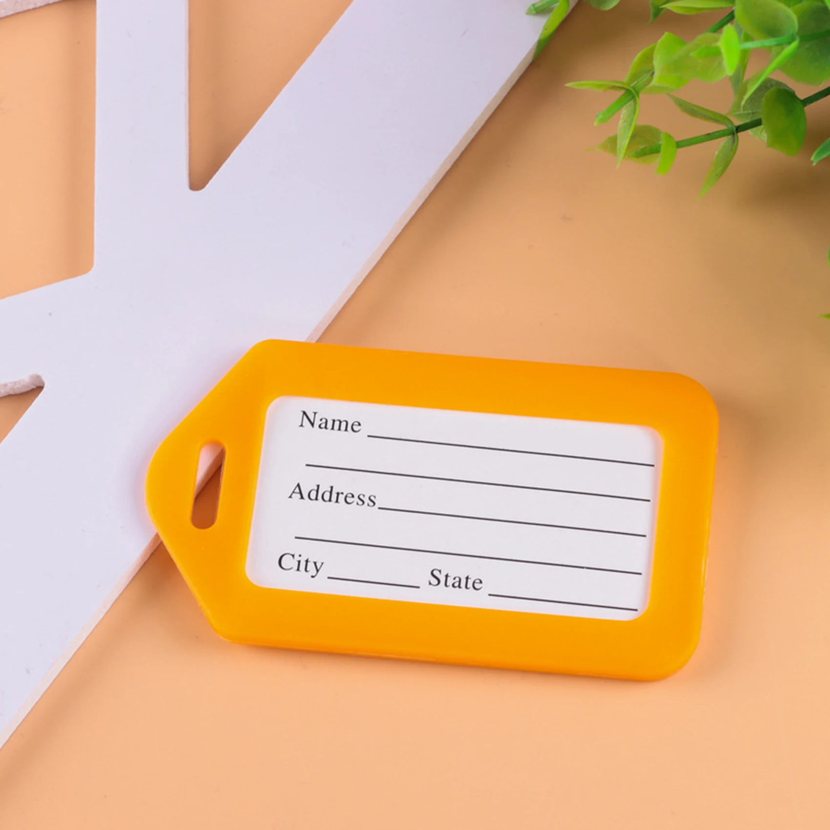 1-10PCS Luggage Tag Boarding Shipping Plastic Baggage Tags Travel Accessory Women Men Suitcase ID Address Name Holder Bag Label