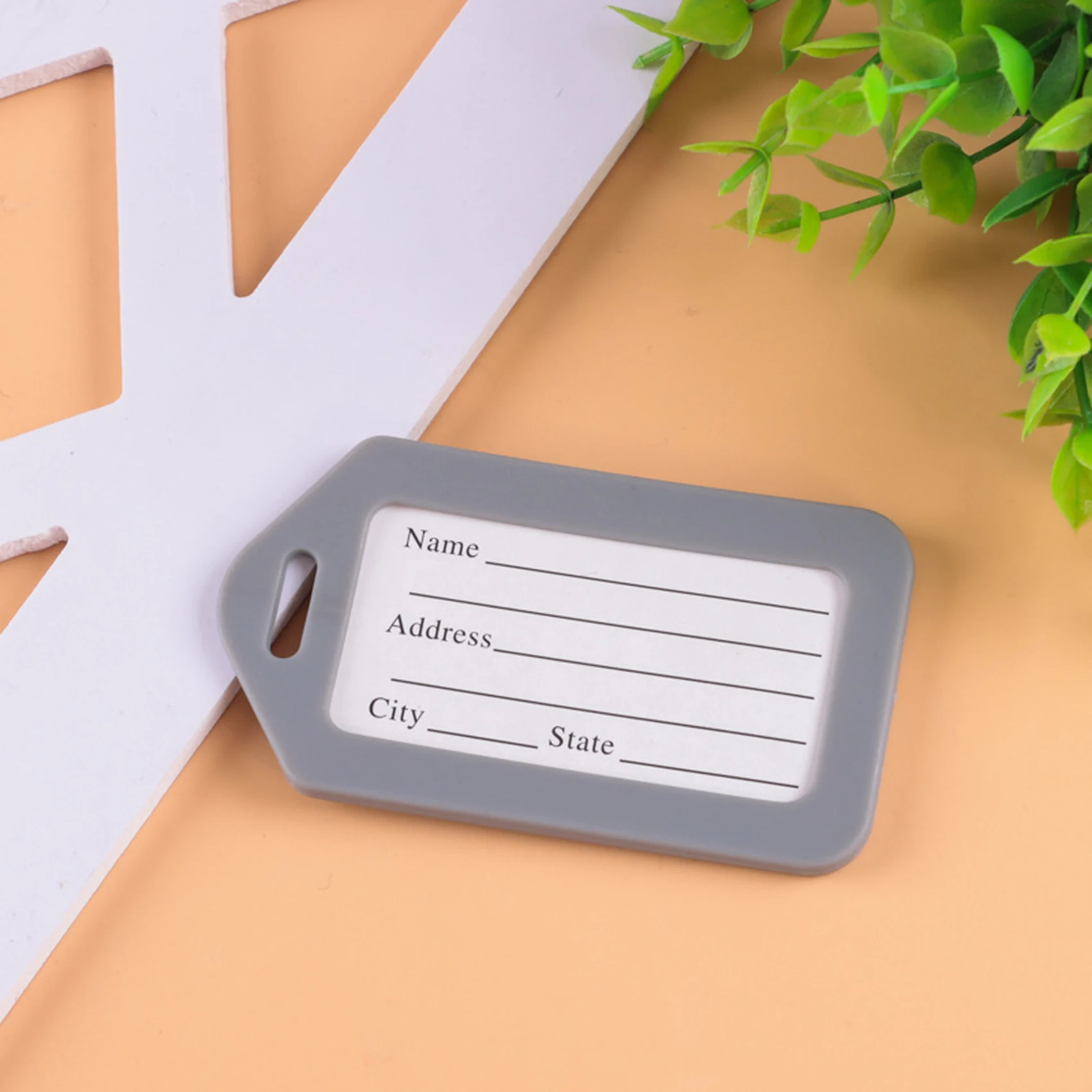 1-10PCS Luggage Tag Boarding Shipping Plastic Baggage Tags Travel Accessory Women Men Suitcase ID Address Name Holder Bag Label