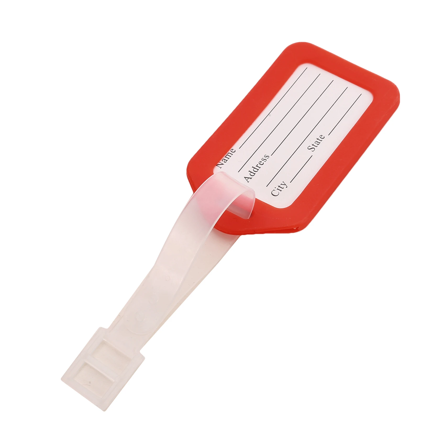 1-10PCS Luggage Tag Boarding Shipping Plastic Baggage Tags Travel Accessory Women Men Suitcase ID Address Name Holder Bag Label