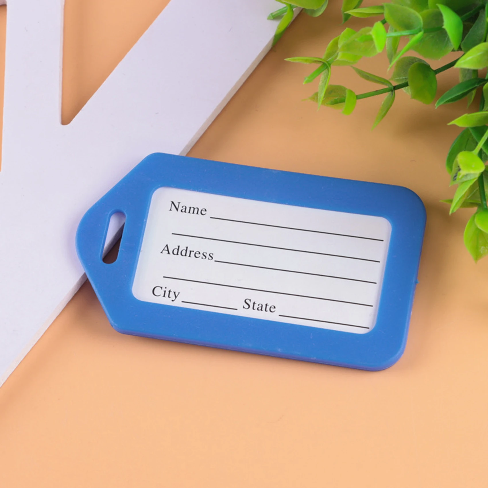 1-10PCS Luggage Tag Boarding Shipping Plastic Baggage Tags Travel Accessory Women Men Suitcase ID Address Name Holder Bag Label