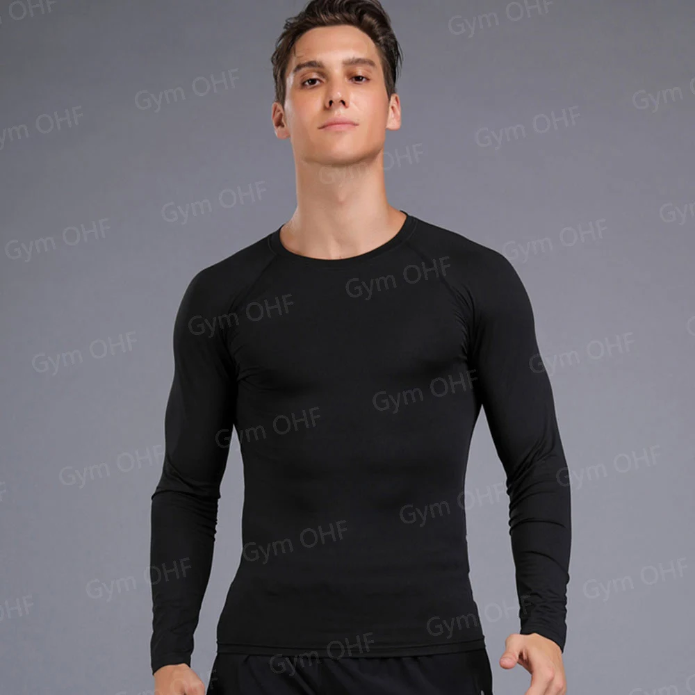 New Men's Sports T-Shirt Quick Drying Breathable Fitness Gym Running Tops Short Sleeved Comprehensive Fighting Rashguard MMA
