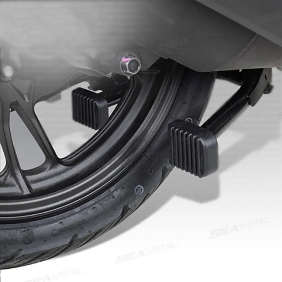 SEAMETAL Motorcycle Footrest Pad Soft Rubber Pad For Scooter Base Plate Anti-slip Pads Motorcycle Base Bracket Extension Foot