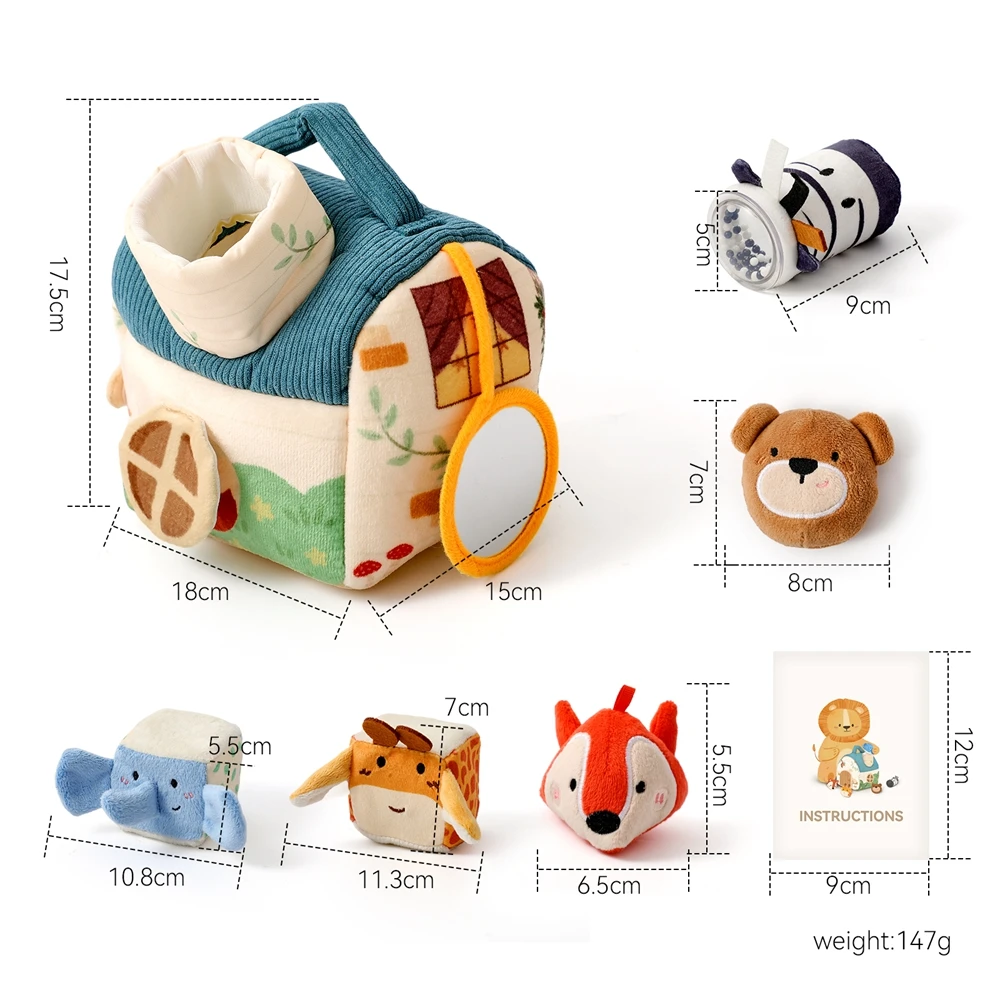 Baby Montessori Toys Magic Tissue Box Finger Exercising Busy Board Educational Learning Activity Sensory Toys For Kids Baby Game
